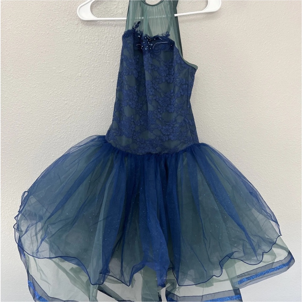 Weissman Dancewear Womens Dance Costume Tulle Dress- Sz SA Small Adult
